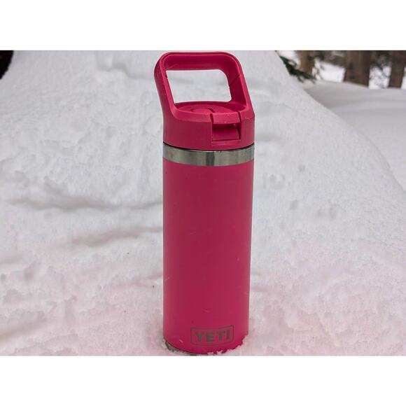 YETI Rambler 18oz Bottle with Straw Cap - Pink - Picture 1 of 7